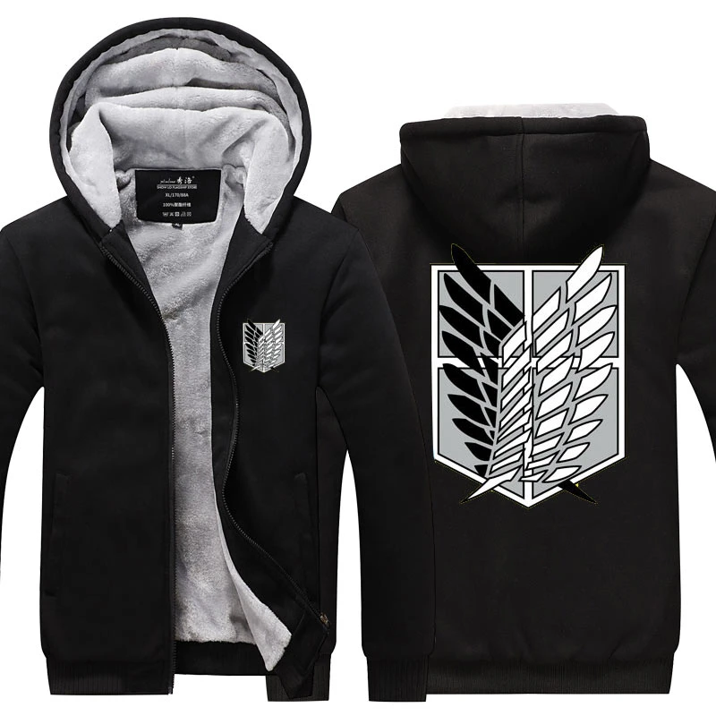 Fans Wear Attack on Titan Coat Zipper Hooded Printed Hoodies Shingeki No Kyojin Winter Sweatshirt Rivaille Zip Up Sweatshirts Fans Wear Attack on Titan Coat Zipper Hooded Printed Hoodies Shingeki No Kyojin Winter Sweatshirt Rivaille Zip Up Sweatshirts