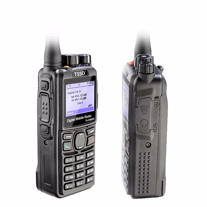 Новое поступление лучшая цена 5W UHF 400-480MHZ коммерческий DMR Цифровой Walkie Talkie TS-8800R