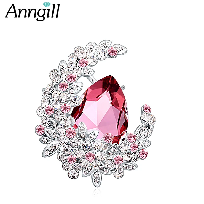 Broche de luxe en cristal Swarovski pour femmes, Bijoux de bonne qualité, à la mode, pour fête de mariage Broche de luxe en cristal Swarovski pour femmes, Bijoux de bonne qualité, à la mode, pour fête de mariage