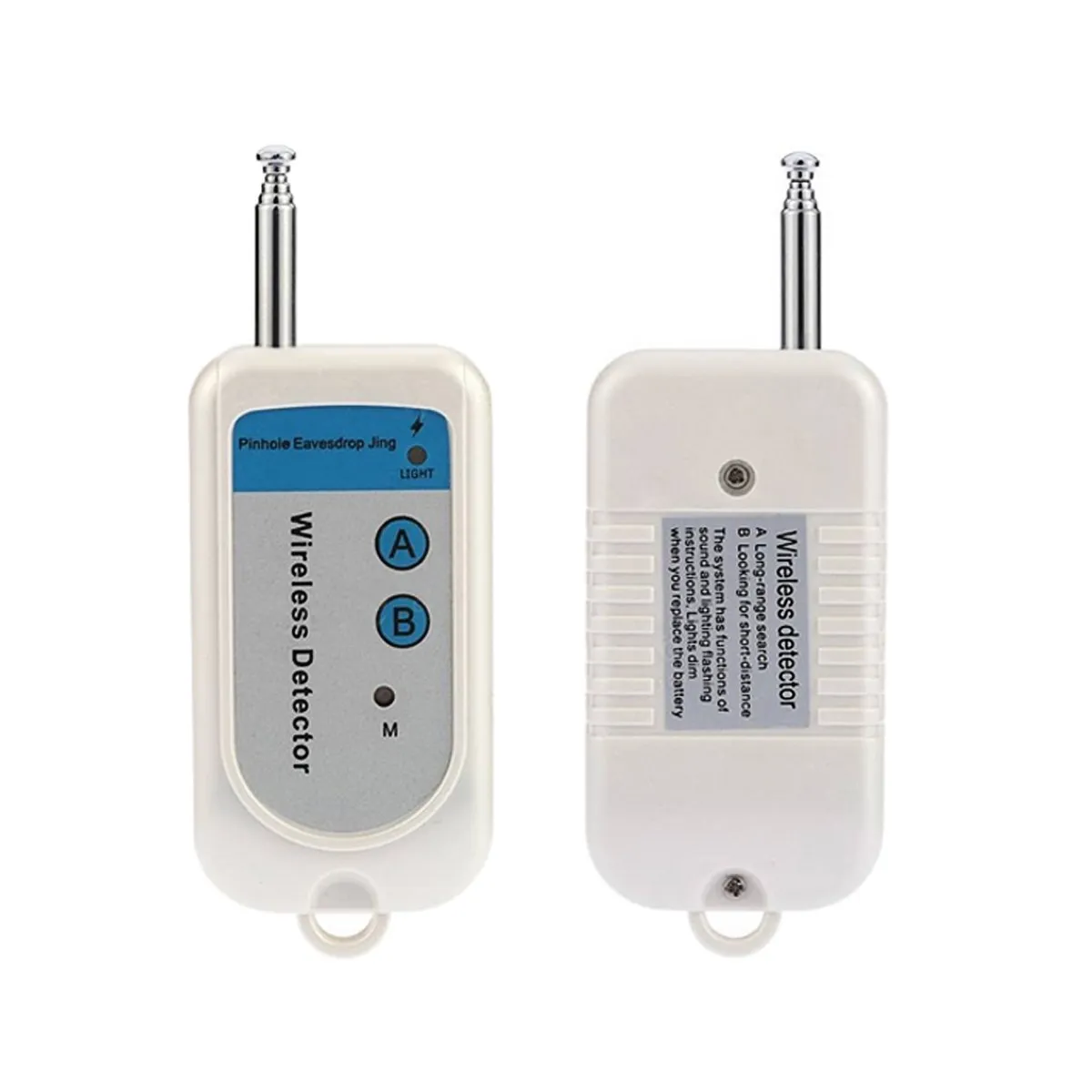 

Safurance RF Wireless Signal Radio Detector Audio Bug Tracer Finder 100MHz-2600MHz 1-10M Detecting Range Security