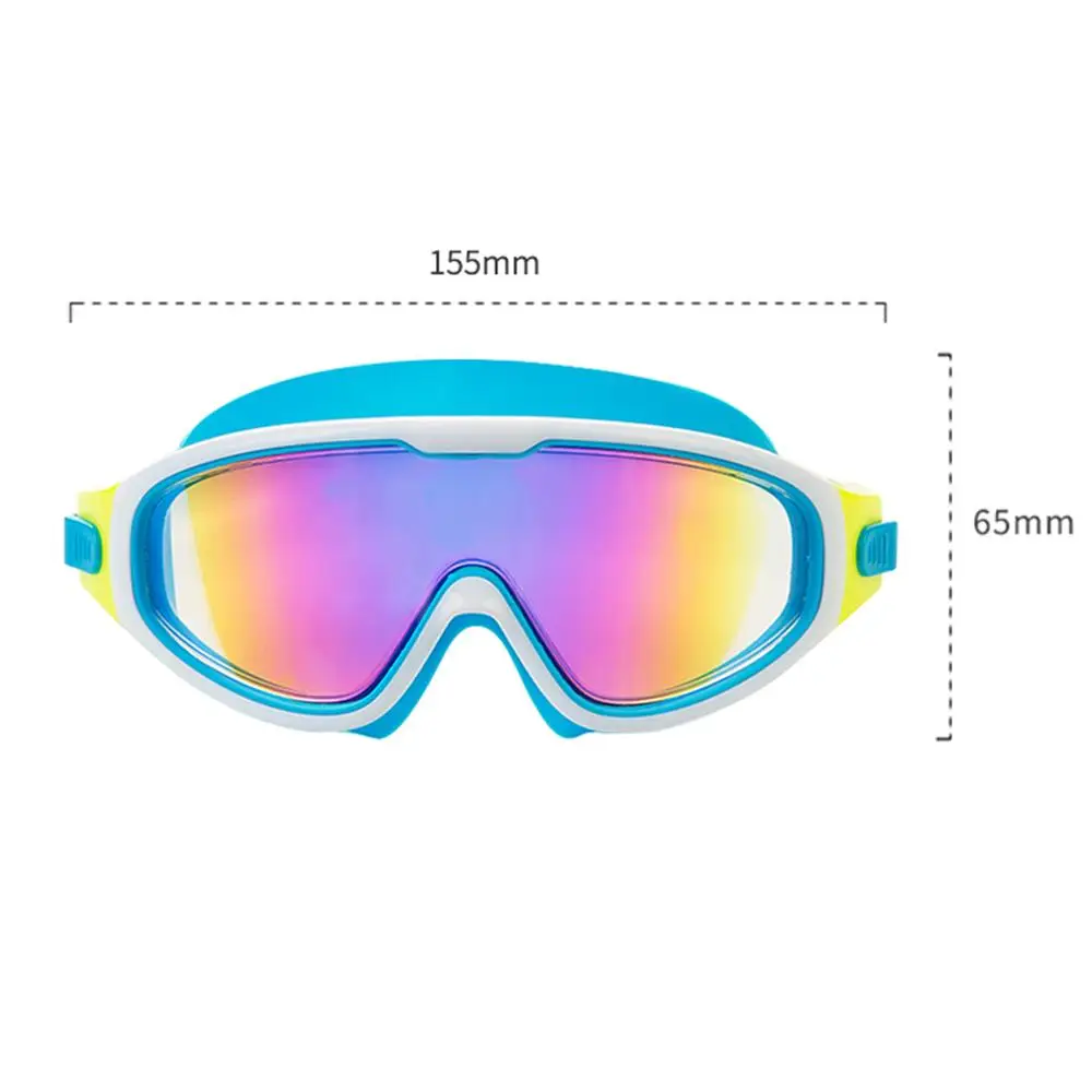 Детские плавательные очки противотуманные плавательные очки силиконовые плавательные очки водонепроницаемые очки для дайвинга с ушками