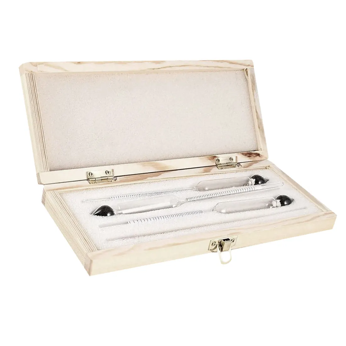 

0-100% Hydrometer Alcoholmeter Tester Set Alcohol Concentration Meter + Thermometer 3 Pcs