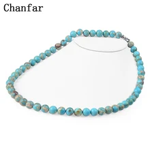 13Styles Nature Stone Necklace Women 8mm Elastic Tiger Eye Pink Crystal Semi-precious Stone Beaded Choker Necklace Men Jewelry