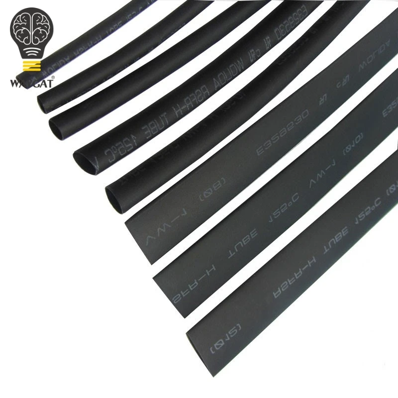 8 Size Heatshrink Heat Shrink Tube Black Insulation Sleeves Wire Wrap