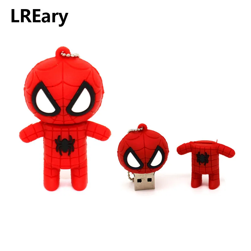 Милый флеш накопитель Super Hero avenger с героями мультфильмов 4 ГБ 8 16 32 64 USB карта памяти
