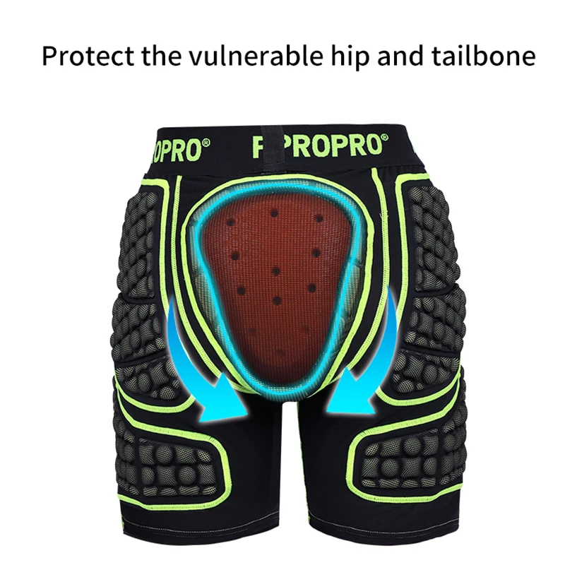 PROPRO Women Men Snowboard Shorts Armor Gear Hip Butt Support Ski MTB Cycling Hockey Skateboarding Protective Roller Short