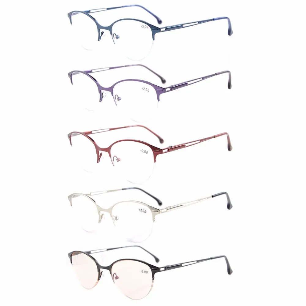 R1648 Mix Eyekepper 5 Pack качественные Пружинные шарниры полуобода кошачий глаз Стиль очки