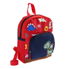 Детский мультяшный рюкзак с ремнем безопасности холст милый динозавр Путешествия Рюкзак Для 1-3 лет