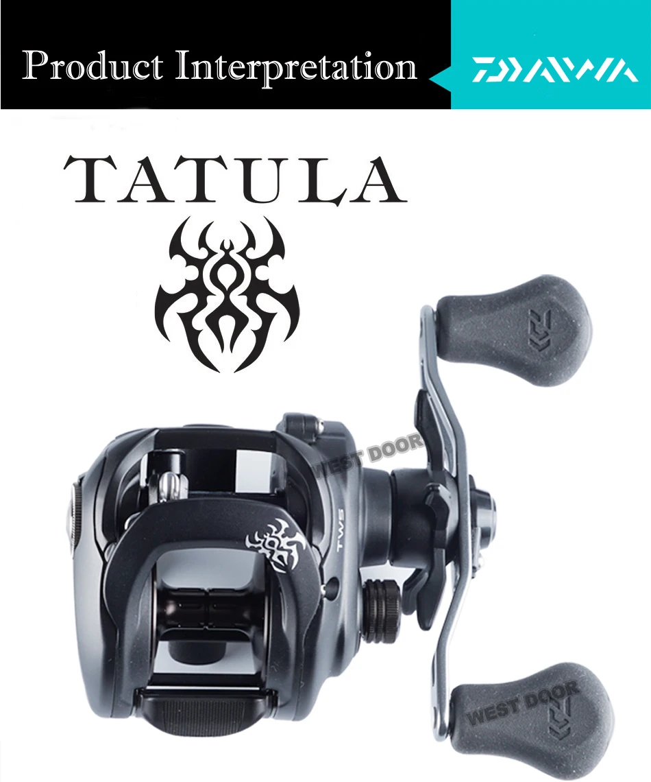 Новинка DAIWA TATULA 200 H 200HL 200HS 200HSL Низкопрофильная Рыболовная катушка литейная катушка 7BB+ 1RB