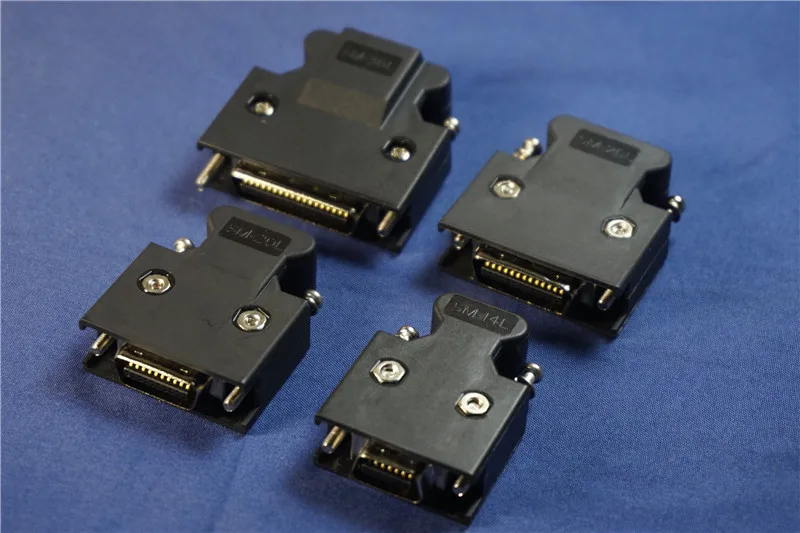 100pcs SCSI Connector MDR 14 Pin 20 26 36 50 Positions Male Plug Servo