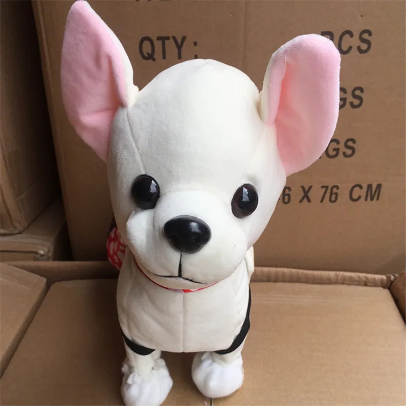 Chi Chi Love Plush Chihuahuas With Bag Interactive Electronic Pet Walking Dog Barks Singing Puppy Stuffed Animals Baby Kids Toy 6