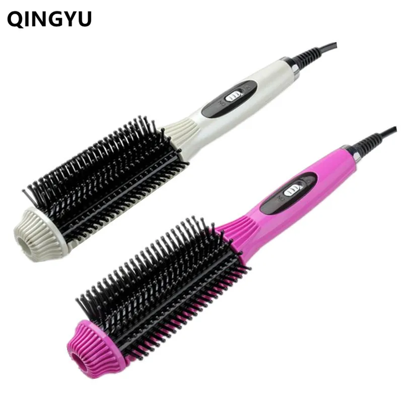 Two-In-One Multifunctional Electric Hair Straightener Comb&Hair Curler Anti-scald Flat Irons Straightening Brush&Curling Tool Two-In-One Multifunctional Electric Hair Straightener Comb&Hair Curler Anti-scald Flat Irons Straightening Brush&Curling Tool