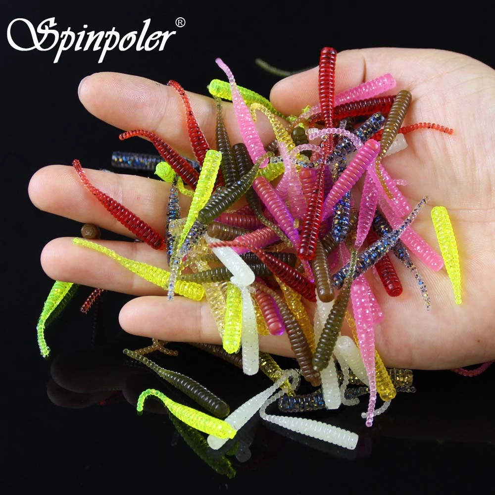 Spinpoler 100 шт. Мягкая приманка 4 см 0,3 г Мягкая силиконовая приманка пластиковая рыболовная приманка Iscas Artificiais Para Pesca Leurre soule