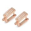 4 Colors  Earring Hoops Accessories for Jewelry Making Gold Silver Rose Gold Black Handmade Earring Hooks Connector ► Photo 3/5