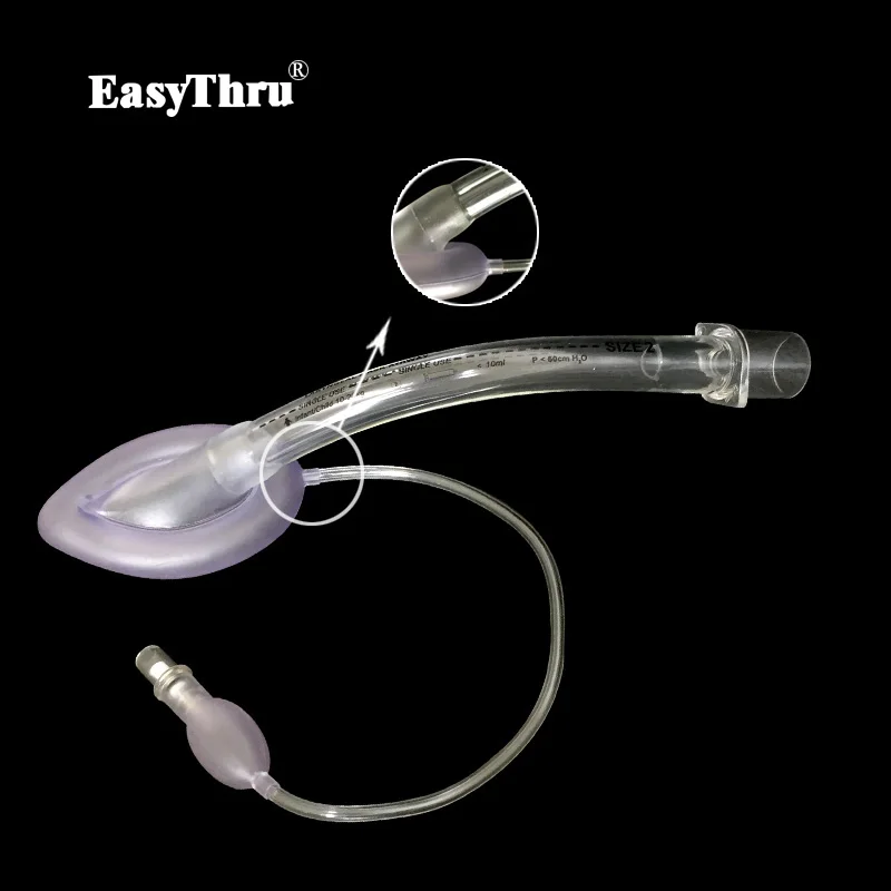 

3pcs/lot PVC Laryngeal Mask Airway Medical Sterile Nasopharyngeal Airway Mascara Laringea 1.0#,1.5#,2.5#,3.0#,3.5#,4.0#,5.0#