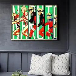 Наруто Классический Аниме Плакаты и отпечатки стены art декоративная картина холст картины для Гостиная Home Decor Unframe