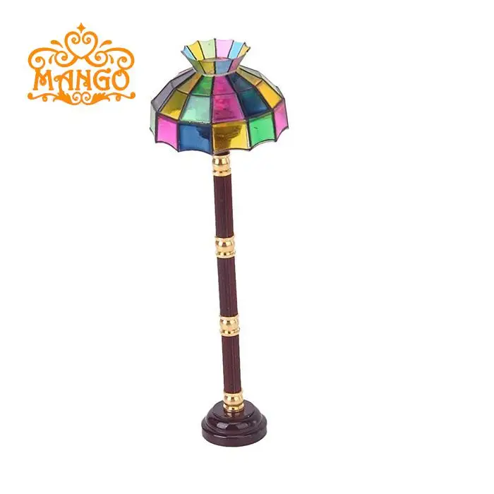

1:12 Dollhouse Miniature LED Light Floor Lamp Battery Operated With Switch