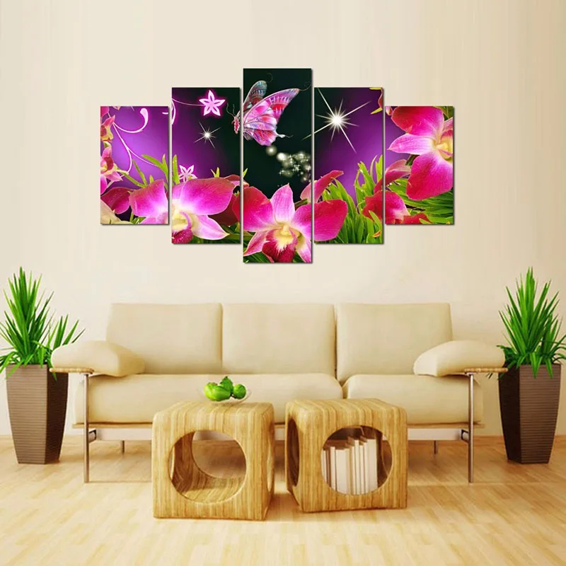 5-Piece-canvas-anime-Animal-oil-painting-Has-framework-or-unframed-Wall-art-picture-home-decoration (4)