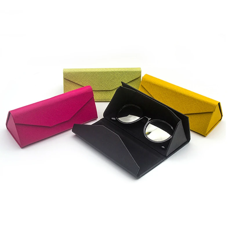 

Cute PU Leather Eyewear Sunglasses Box Bag Lunette De Soleil Sunglass Case Hard Eye Glass Eyeglass Box For Glasses Brand