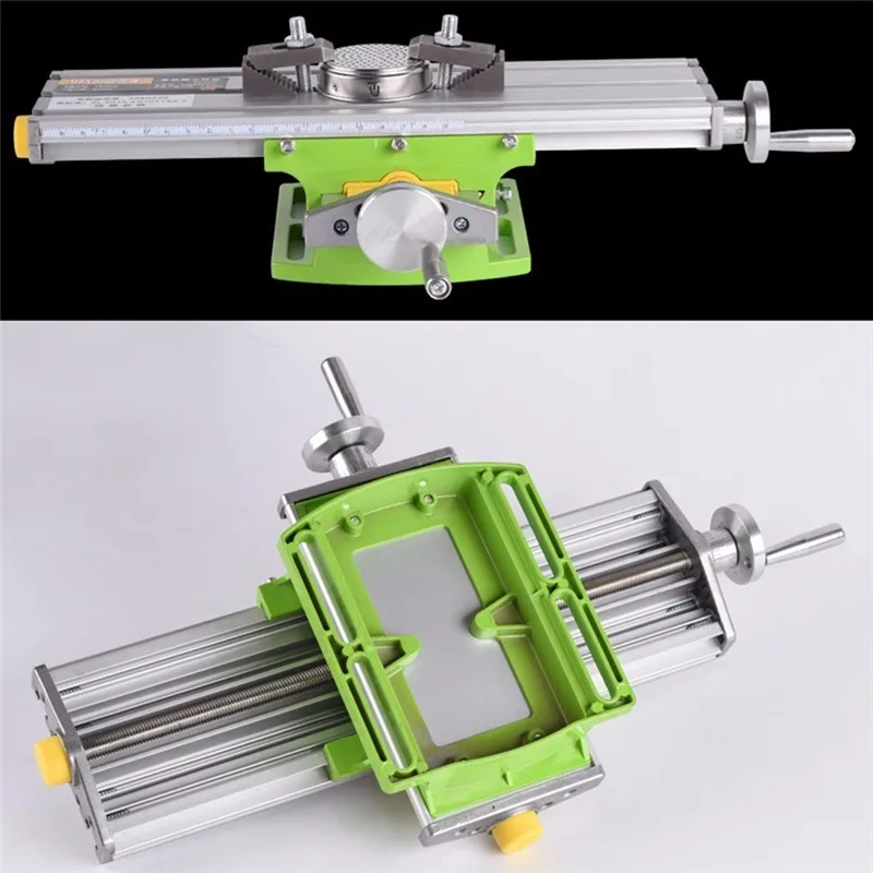 Мини-фрезерные станки Многофункциональный Крест Рабочий стол для сверления фрезерный станок скамейка тиски механические инструменты fresadora