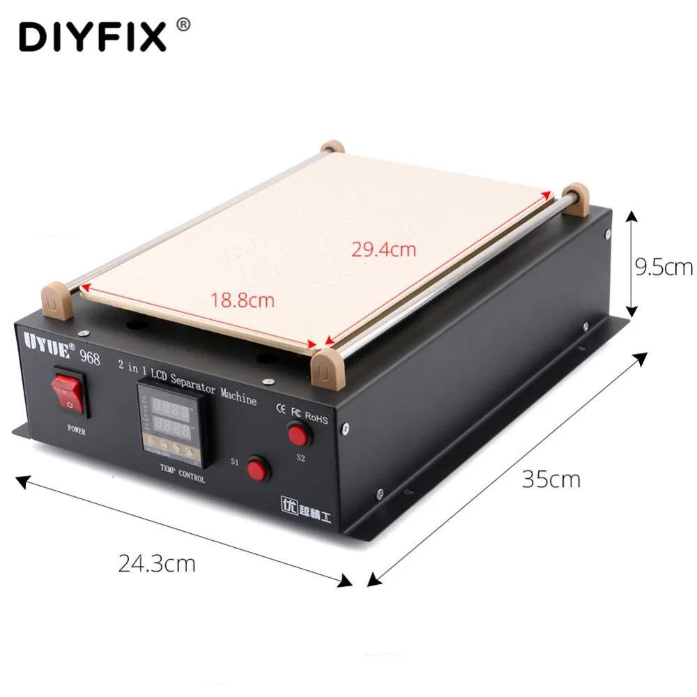 US $67.00 DIYFIX LCD Separator Buildin Vaccum Pump Touch Screen Separating Machine For iPhone Samsung Touch Screen Glass Power Tools