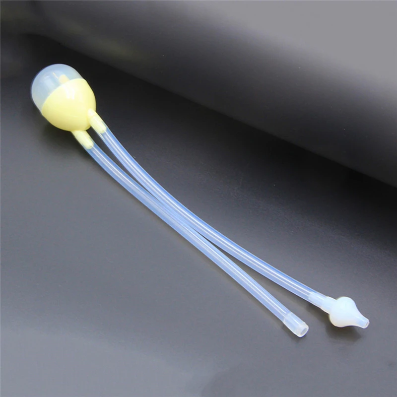 

1Pc Newborn Baby Safe Nose Cleaner Vacuum Suction Nasal Running Aspirator Flu Protection Nasal Transparent Bodyguard Accessories