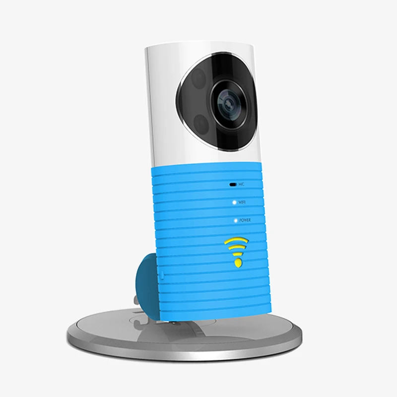 DZSF 720P HD Clever Dog WiFi Sicurezza Domestica Telecamera IP Baby Monitor Citofono Smart Phone Audio Visione Notturna Cam De Seguridad,Orange