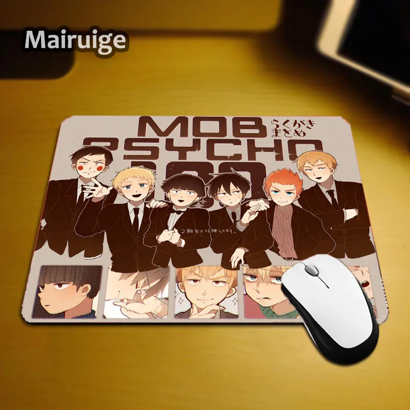 

Mairuige Creative Funny Mousepad Mob Psycho 100 Comic Mobu Saiko Hyaku Superpower Mini Pc Table Mat 22x18x2MM Computer Game Mats