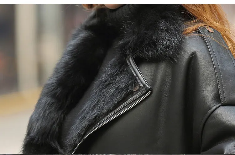 women natural sheep skin leather coat fur inside (18)
