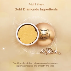 Korea Miskin Diaforce Gold Hydrolyzed Collagen Gel Eye Patch 60 Sheets Under Eye Patch Anti Wrinkle Dark Circle Remover