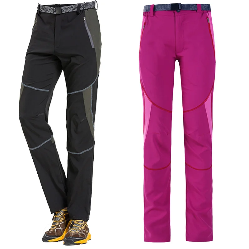 

New Mens Quick Drying elastic pant men women spring summer candy color Trousers male waterproof sunscreen UV stretch beach pants