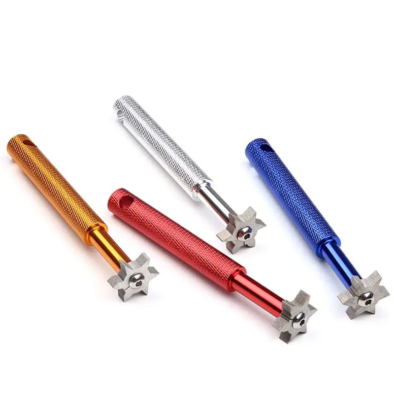 

6 Blade Golf Iron & Wedge Club Face Groove Tool Sharpener Cleaner For V U Square