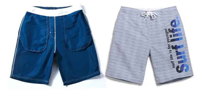 Shorts de praia e surfe