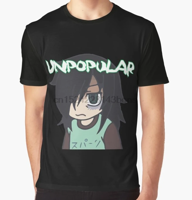 

All Over Print T-Shirt Men Funy tshirt Watamote Tomoko Kuroki Unpopular Short Sleeve O-Neck Graphic Tops Tee women t shirt