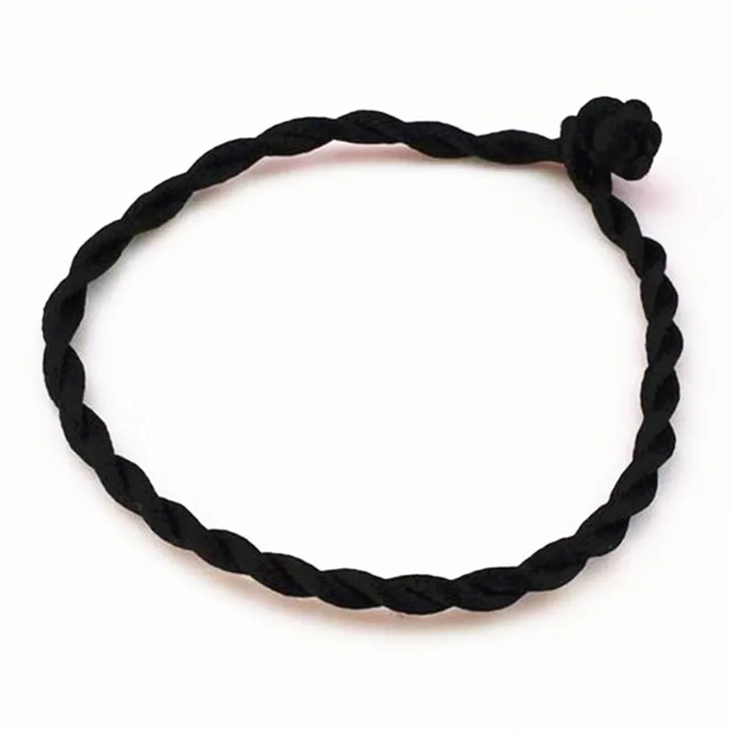 

New 2019 Fashion Cuff Bracelets Red Black The Rope Bracelet Lucky Red Black Handmade Rope Bracelet for Women Men Couple