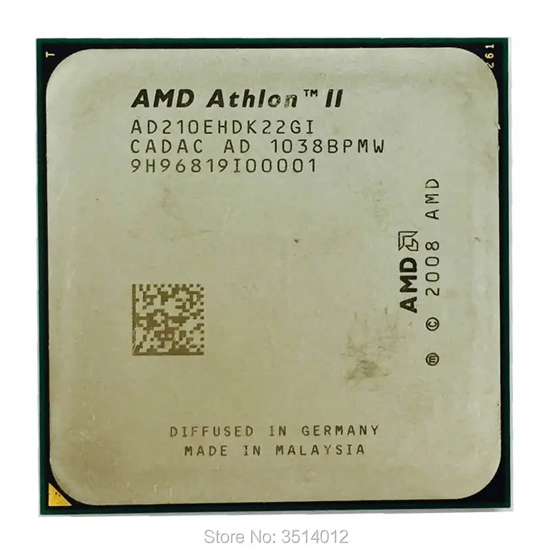Двухъядерный процессор AMD Athlon II X2 210e 210 2 6 ГГц AD210EHDK22GI Socket AM3|socket am3|cpu processorathlon ii |
