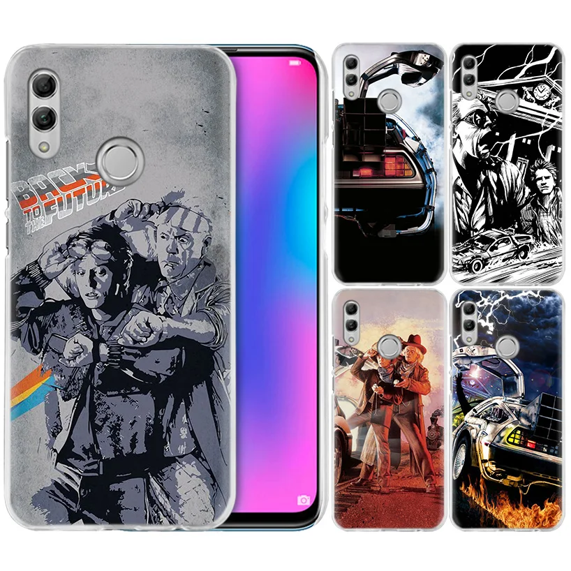 

Back to the Future Case for Huawei Honor 8X Y9 20 9 10 Lite Play 8C 8A Pro V20 20i Y6 Y7 Y5 2019 Hard PC Funda Phone Cover Coque