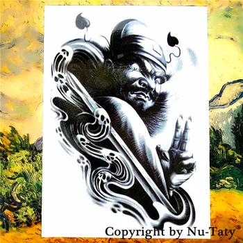 

SHNAPIGN East Exorcist Temporary Tattoo Body Art Flash Tattoo Stickers 21*15cm Waterproof Car Styling Home Decor Wall Sticker