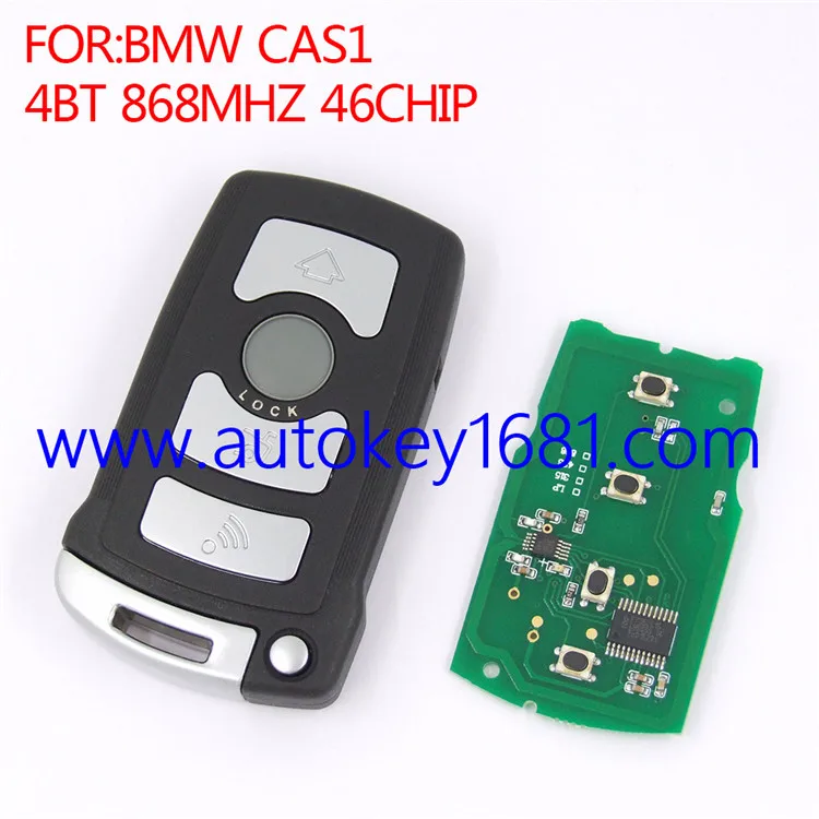 Remote control smart card car key for BMW CAS1 7 Series 4button 868MHZ ID46 transponder chip | Автомобили и мотоциклы