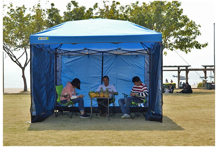 

GRNTAMN Large tent outdoor wild camping barbecue equipment 5-10 people automatic 3 * 3 m folding tent shade gazebo