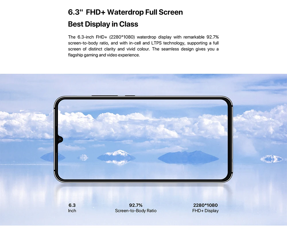 UMIDIGI A5 PRO display size