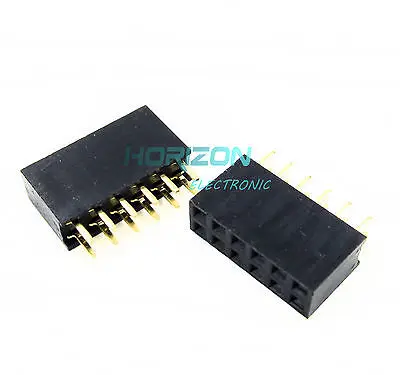 

50PCS 2X6 Pin 12P 2.54mm Double Row Female Straight Header Pin Strip