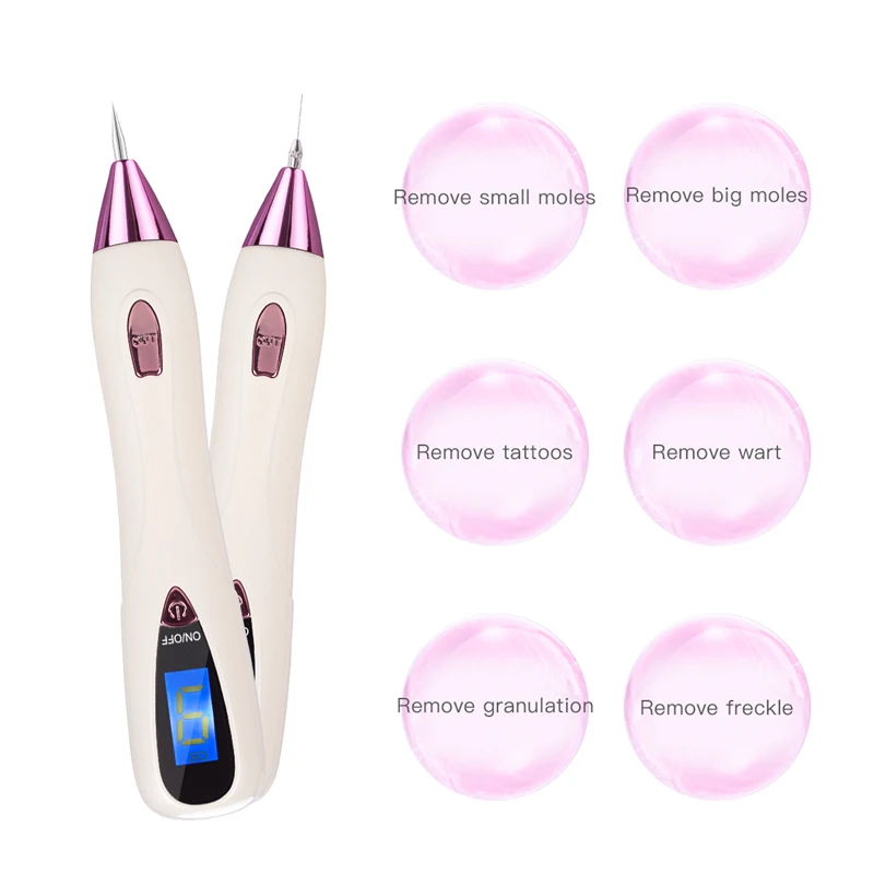 

LED Display Laser Remove Spots Remover Freckle Tattoo Remaval Machine to Remove Moles Pen Wart Tag Skin Care Beauty Tool Salon
