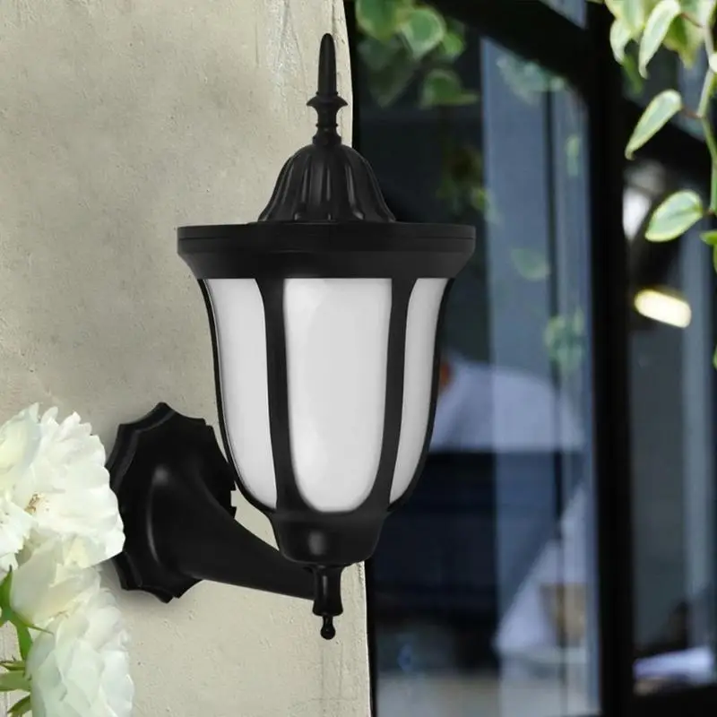 

Waterproof LED Wall Light Solar Powered 96LED Wall Light Retro Flickering Flame Lamp for Holiday/Emergency Outdoor Yard Decor