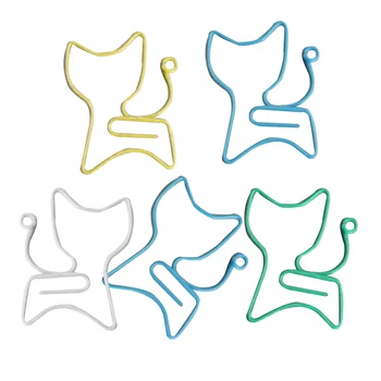 

Metal Paper Clips 24 Pieces in PVC Box Cat
