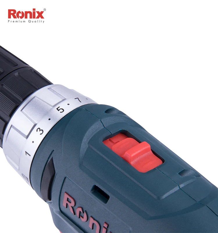Ronix New 1.5A 12V 1350RPM Cordless Screwdriver Drill with BMC Box Model 8012