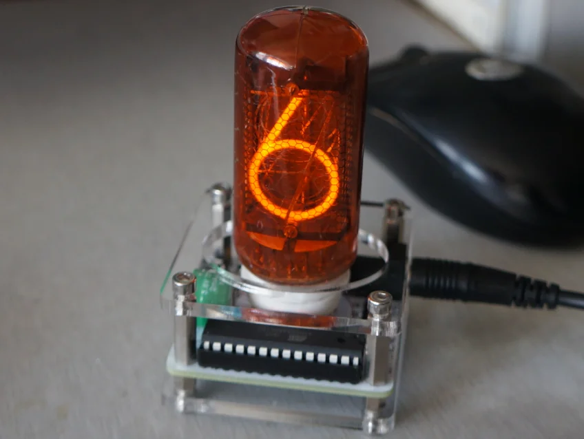 USB источник питания однозначные часы nixie a светящиеся часы ZM1040