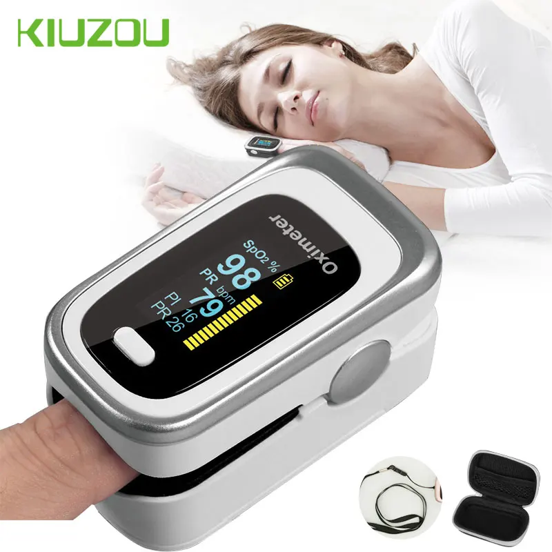 

Digital Fingertip Pulse Oximeter Oxygen Saturation Heart Rate Monitor PI Perfusion Index Sleep Monitoring Medical Equipment