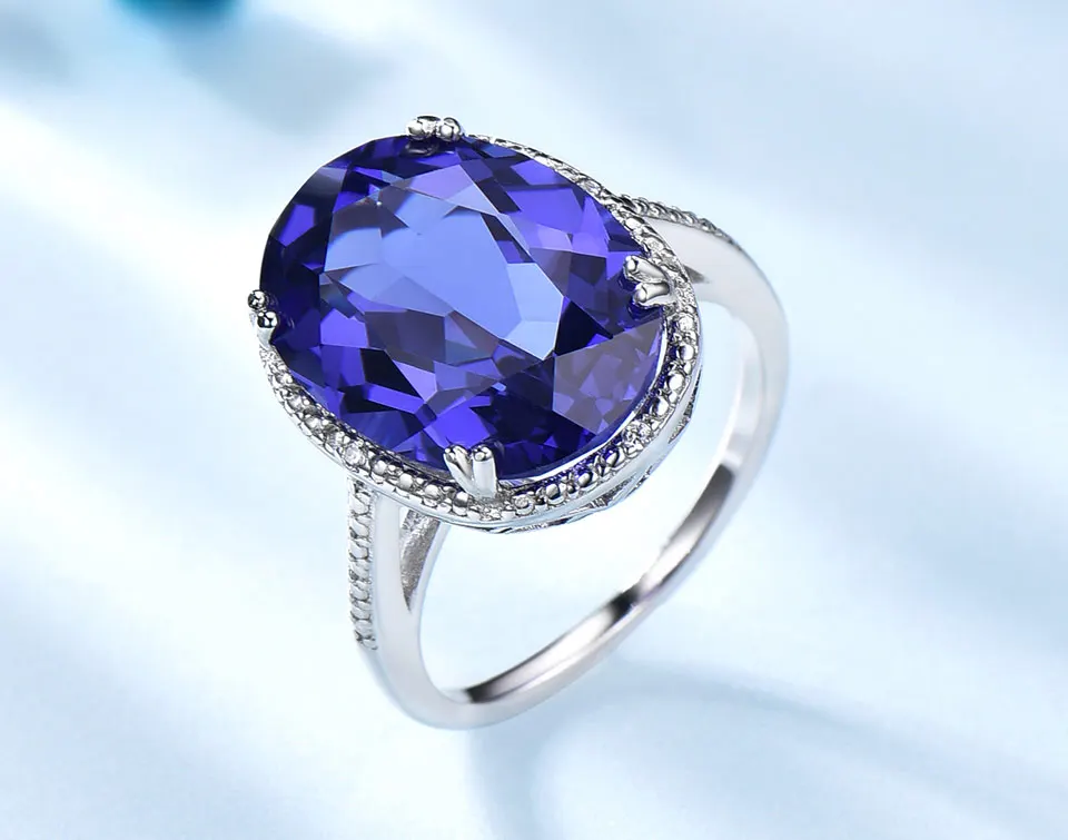 UMCHO-Tanzanite-silver-sterling-rings-for-women-RUJ076T-1-PC (2)