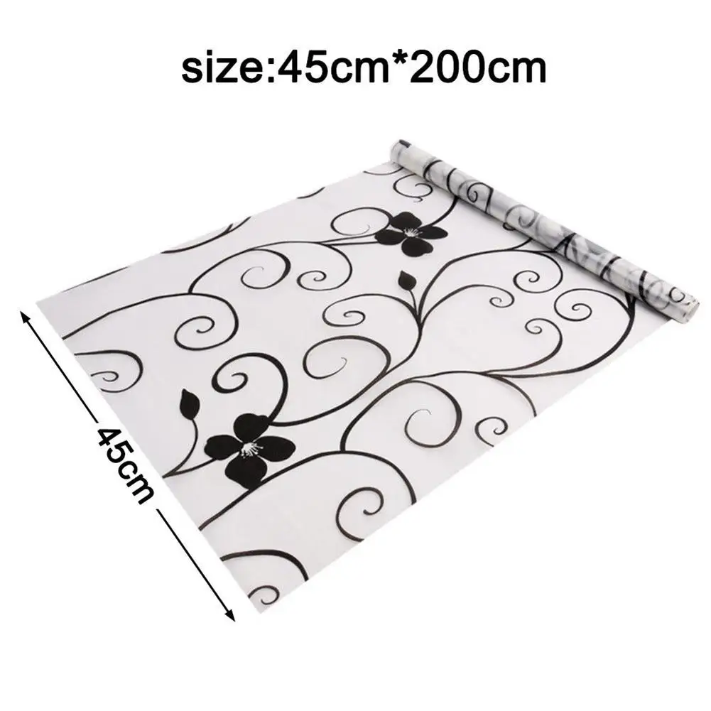 

AsyPets 2Mx 45CM PVC Waterproof Frosted Glass Film Sticker for Bathroom Window Home Privacy -30